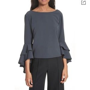 Milly Annie Bell Sleeve Top Size 4